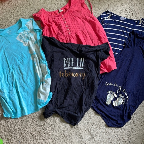 Tops - Lots of five maternity tops